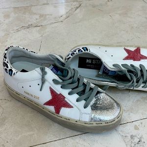 Golden goose hi star shoes